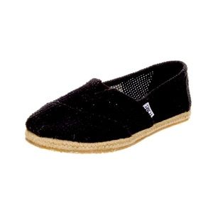 Size 7.5 -  Black Tom's Espadrilles - NEW